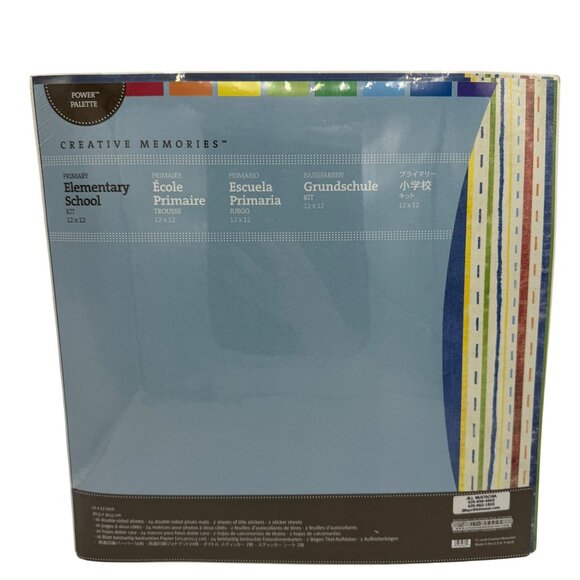 Creative Memories Primary Elementary School Set 12x12 Scrapbook Paper Pack - Picture 1 of 3
